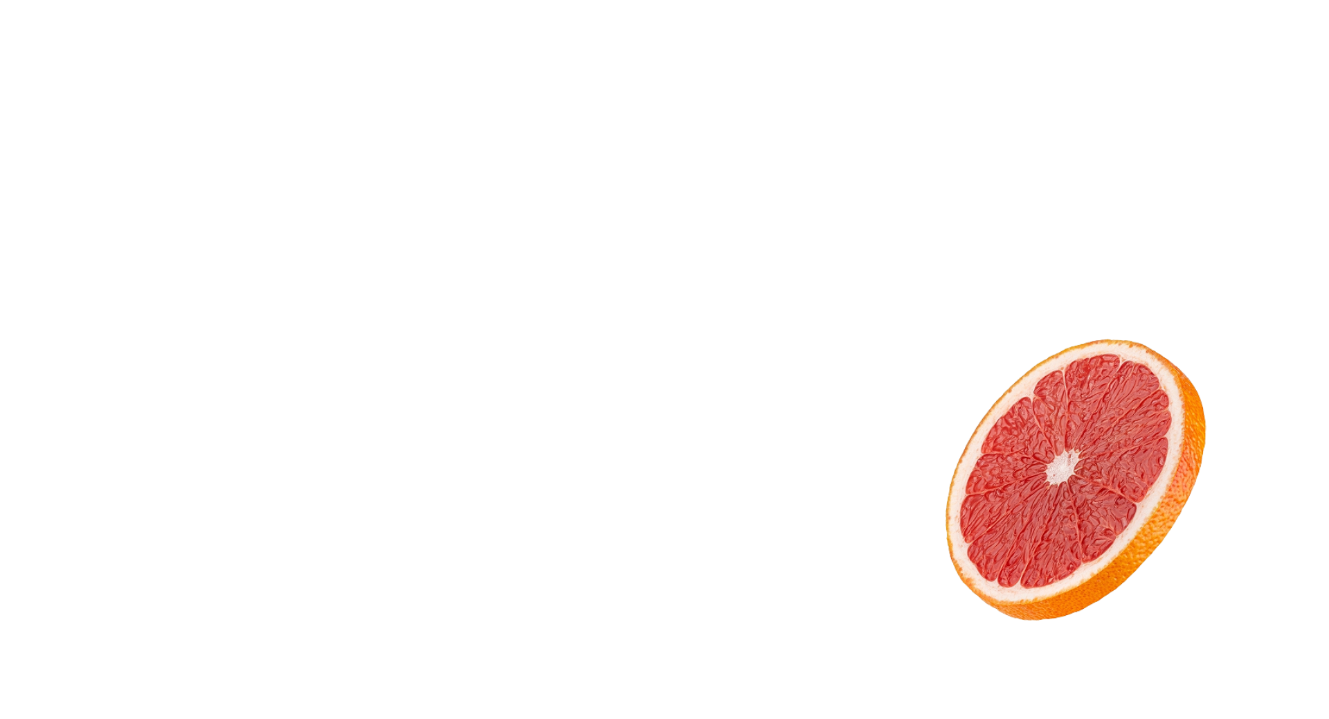 Imagen de una rodaja de pomelo